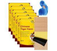 MenYiYDS 48 Pcs Patch analgésique, patch chauffant aux infrarouges lointains à base de plantes médicinales chinoises,indiqué pour soulager les douleurs au dos, aux genoux, à la nuque et aux épaules