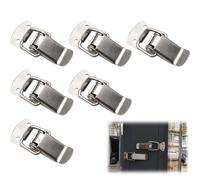 MenYiYDS - 6Pcs Serrure de Tension, Serrure de Tension en Acier Inoxydable 56 mm avec vis, Serrure à Levier, Serrure de boîte, Serrure de Couvercle pour boîte à Outils tiroir Coffre Armoire