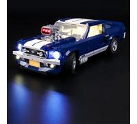 MENZAVA Kit d'éclairage LED Compatible avec Lego 10265 Ford Mustang Creator Expert - Jeu de lumière pour Modèle de Blocs de Construction (Modèle Non Inclus)