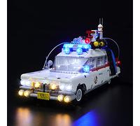 MENZAVA Kit d'éclairage LED Compatible avec Lego 10274 ECTO-1 SOS Fantômes Icons - Jeu de lumière pour Modèle de Blocs de Construction (Modèle Non Inclus)