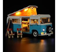 MENZAVA Kit d'éclairage LED Compatible avec Lego 10279 Le Camping-Car Volkswagen T2 Icons - Jeu de lumière pour Modèle de Blocs de Construction (Modèle Non Inclus)