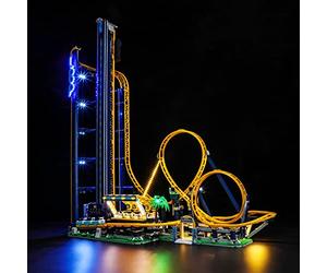 MENZAVA Kit d'éclairage LED Compatible avec Lego 10303 Le Grand Huit Icons - Jeu de lumière pour Modèle de Blocs de Construction (Modèle Non Inclus)