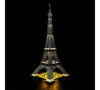 MENZAVA Kit d'éclairage LED Compatible avec Lego 10307 La Tour Eiffel Icons - Jeu de lumière pour Modèle de Blocs de Construction (Modèle Non Inclus)