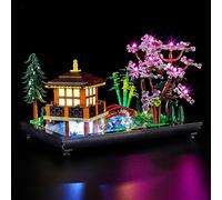 MENZAVA Kit d'éclairage LED Compatible avec Lego 10315 Le Jardin paisible Icons - Jeu de lumière pour Modèle de Blocs de Construction (Modèle Non Inclus)