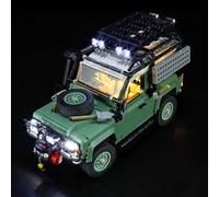 MENZAVA Kit d'éclairage LED Compatible avec Lego 10317 Land Rover Classic Defender 90 Icons - Jeu de lumière pour Modèle de Blocs de Construction (Modèle Non Inclus)