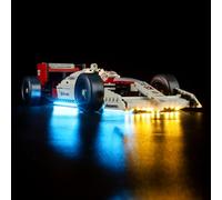MENZAVA Kit d'éclairage LED Compatible avec LEGO 10330 McLaren MP4/4 et Ayrton Senna Icons - Jeu de lumière pour Modèle de Blocs de Construction (Modèle Non Inclus)