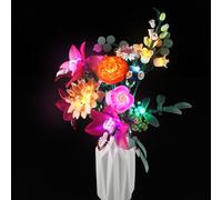 MENZAVA Kit d'éclairage LED Compatible avec Lego 10342 Le Joli Bouquet de Fleurs Roses Botanical Collection - Jeu de lumière LED pour Modèle de Blocs de Construction (Modèle Non Inclus)