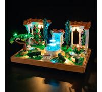 MENZAVA Kit d'éclairage LED Compatible avec Lego 10359 Le Jardin andalou Icons - Jeu de lumière LED pour Modèle de Blocs de Construction (Modèle Non Inclus)