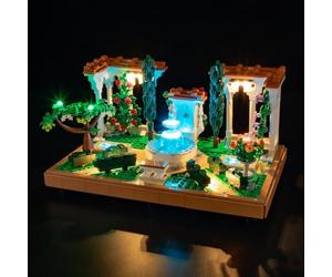 MENZAVA Kit d'éclairage LED Compatible avec Lego 10359 Le Jardin andalou Icons - Jeu de lumière LED pour Modèle de Blocs de Construction (Modèle Non Inclus)
