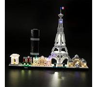 MENZAVA Kit d'éclairage LED Compatible avec Lego 21044 Paris Architecture - Jeu de lumière pour Modèle de Blocs de Construction (Modèle Non Inclus)
