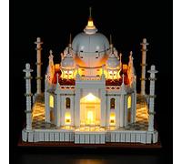 MENZAVA Kit d'éclairage LED Compatible avec Lego 21056 Le Taj Mahal Architecture - Jeu de lumière pour Modèle de Blocs de Construction (Modèle Non Inclus)