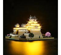 MENZAVA Kit d'éclairage LED Compatible avec Lego 21060 Le château d'Himeji Architecture - Jeu de lumière pour Modèle de Blocs de Construction (Modèle Non Inclus)