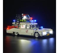 MENZAVA Kit d'éclairage LED Compatible avec Lego 21108 SOS Fantômes Ecto-1 Ideas - Jeu de lumière pour Modèle de Blocs de Construction (Modèle Non Inclus)