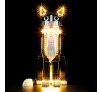MENZAVA Kit d'éclairage LED Compatible avec Lego 21349 Le Chat Bicolore Ideas - Jeu de lumière pour Modèle de Blocs de Construction (Modèle Non Inclus)