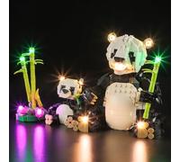 MENZAVA Kit d'éclairage LED Compatible avec Lego 31165 Animaux Sauvages : la Famille de Pandas Creator - Jeu de lumière LED pour Modèle de Blocs de Construction (Modèle Non Inclus)