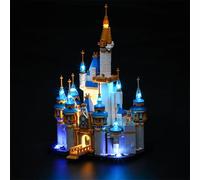MENZAVA Kit d'éclairage LED Compatible avec Lego 40478 Le château Disney Miniature Disney - Jeu de lumière pour Modèle de Blocs de Construction (Modèle Non Inclus)