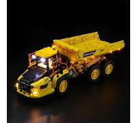MENZAVA Kit d'éclairage LED Compatible avec Lego 42114 Le tombereau articulé Volvo 6x6 Technic - Jeu de lumière pour Modèle de Blocs de Construction (Modèle Non Inclus)