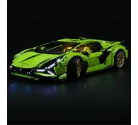 MENZAVA Kit d'éclairage LED Compatible avec Lego 42115 Lamborghini Sián FKP 37 Technic - Jeu de lumière pour Modèle de Blocs de Construction (Modèle Non Inclus)