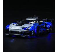 MENZAVA Kit d'éclairage LED Compatible avec Lego 42123 McLaren Senna GTR Technic - Jeu de lumière pour Modèle de Blocs de Construction (Modèle Non Inclus)