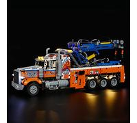MENZAVA Kit d'éclairage LED Compatible avec Lego 42128 Le Camion de remorquage Lourd Technic - Jeu de lumière pour Modèle de Blocs de Construction (Modèle Non Inclus)