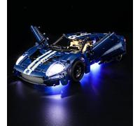MENZAVA Kit d'éclairage LED Compatible avec Lego 42154 Ford GT 2022 Technic - Jeu de lumière pour Modèle de Blocs de Construction (Modèle Non Inclus)