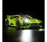MENZAVA Kit d'éclairage LED Compatible avec Lego 42161 Lamborghini Huracán Tecnica Technic - Jeu de lumière pour Modèle de Blocs de Construction (Modèle Non Inclus)