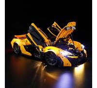 MENZAVA Kit d'éclairage LED Compatible avec Lego 42172 McLaren P1 Technic - Jeu de lumière LED pour Modèle de Blocs de Construction (Modèle Non Inclus)