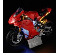 MENZAVA Kit d'éclairage LED Compatible avec Lego 42202 La Moto Ducati Panigale V4 S Technic - Jeu de lumière LED pour Modèle de Blocs de Construction (Modèle Non Inclus)