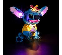 MENZAVA Kit d'éclairage LED Compatible avec Lego 43249 Stitch Disney - Jeu de lumière pour Modèle de Blocs de Construction (Modèle Non Inclus)