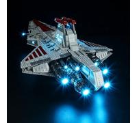 MENZAVA Kit d'éclairage LED Compatible avec Lego 75367 Le croiseur d’assaut de Classe Venator de la République Star Wars - Jeu de lumière pour Modèle de Blocs de Construction (Modèle Non Inclus)