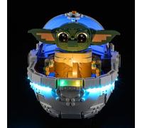 MENZAVA Kit d'éclairage LED Compatible avec Lego 75403 Grogu et Son Landau - Jeu de lumière LED pour Modèle de Blocs de Construction (Modèle Non Inclus)