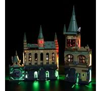 MENZAVA Kit d'éclairage LED Compatible avec Lego 76389 La Chambre des Secrets de Poudlard Harry Potter - Jeu de lumière pour Modèle de Blocs de Construction (Modèle Non Inclus)