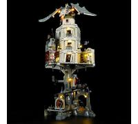 MENZAVA Kit d'éclairage LED Compatible avec Lego 76417 La Banque des sorciers Gringotts - Édition Collector Harry Potter - Jeu de lumière pour Modèle de Blocs de Construction (Modèle Non Inclus)