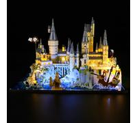 MENZAVA Kit d'éclairage LED Compatible avec Lego 76419 Le château et Le domaine de Poudlard Harry Potter - Jeu de lumière pour Modèle de Blocs de Construction (Modèle Non Inclus)