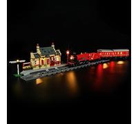 MENZAVA Kit d'éclairage LED Compatible avec Lego 76423 Le Poudlard Express et la Gare de Pré-au-Lard Harry Potter - Jeu de lumière pour Modèle de Blocs de Construction (Modèle Non Inclus)