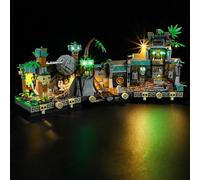 MENZAVA Kit d'éclairage LED Compatible avec Lego 77015 Le Temple de l’Idole en Or Indiana Jones - Jeu de lumière pour Modèle de Blocs de Construction (Modèle Non Inclus)
