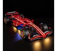 MENZAVA Kit d'éclairage LED Compatible avec Lego F1 Ferrari SF-24 Technic 42207 - Jeu de lumière LED pour Modèle de Blocs de Construction (Modèle Non Inclus)