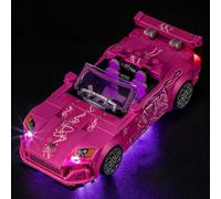 MENZAVA Kit d'éclairage LED Compatible avec Lego Honda S2000 2 Fast 2 Furious Speed Champions 77241 - Jeu de lumière LED pour Modèle de Blocs de Construction (Modèle Non Inclus)