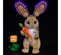 MENZAVA Kit d'éclairage LED Compatible avec Lego L’Adorable Lapin Creator 31162 - Jeu de lumière LED pour Modèle de Blocs de Construction (Modèle Non Inclus)