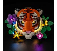 MENZAVA Kit d'éclairage LED Compatible avec Lego La Collection Faune - Le Tigre Art 31217 - Jeu de lumière LED pour Modèle de Blocs de Construction (Modèle Non Inclus)