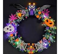MENZAVA Kit d'éclairage LED Compatible avec Lego La Couronne d’Halloween 40825 - Jeu de lumière LED pour Modèle de Blocs de Construction (Modèle Non Inclus)