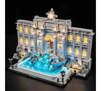 MENZAVA Kit d'éclairage LED Compatible avec Lego La Fontaine de Trevi 21062 Architecture - Jeu de lumière LED pour Modèle de Blocs de Construction (Modèle Non Inclus)