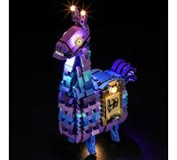 MENZAVA Kit d'éclairage LED Compatible avec Lego Lama de ravitaillement Fortnite 77071 - Jeu de lumière LED pour Modèle de Blocs de Construction (Modèle Non Inclus)