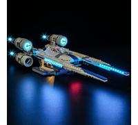 MENZAVA Kit d'éclairage LED Compatible avec Lego Le Chasseur stellaire U-Wing de l’Alliance Rebelle 75399 - Jeu de lumière LED pour Modèle de Blocs de Construction (Modèle Non Inclus)