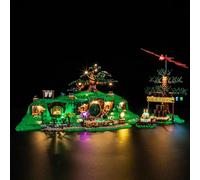 MENZAVA Kit d'éclairage LED Compatible avec Lego Le Seigneur des Anneaux : la Comté Icons 10354 - Jeu de lumière LED pour Modèle de Blocs de Construction (Modèle Non Inclus)