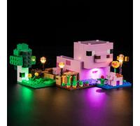 MENZAVA Kit d'éclairage LED Compatible avec Lego Minecraft La Maison de Porcelet 21268 - Jeu de lumière LED pour Modèle de Blocs de Construction (Modèle Non Inclus)