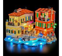 MENZAVA Kit d'éclairage LED Compatible avec Lego Riviera Italienne Ideas 21359 - Jeu de lumière LED pour Modèle de Blocs de Construction (Modèle Non Inclus)