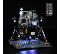 MENZAVA Kit d'éclairage LED (Télécommande) Compatible avec Lego 10266 NASA Apollo 11 Lunar Lander Creator Expert - Jeu de lumière pour Modèle de Blocs de Construction (Modèle Non Inclus)