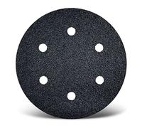MENZER Black Disques abrasifs auto-agrippants, 150 mm, 6 trous, p. Ponceuses excentriques, Carbure de silicium (Lot de 50) G240