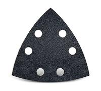 MENZER Black Feuilles abrasives auto-agrippantes, 93 mm, 6 trous, p. Ponceuses delta, Carbure de silicium (Lot de 25) G24